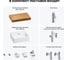 Комплект мебели для ванной комнаты Wellsee Genuine Tree с раковиной 201018296 8
