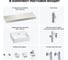 Комплект мебели для ванной комнаты с раковиной Wellsee Genuine Tree 201018696 8
