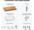 Комплект мебели для ванной комнаты Wellsee Genuine Tree с раковиной 201018596 8