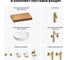 Комплект мебели для ванной комнаты с раковиной Wellsee Genuine Tree 201016618 8