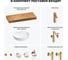 Комплект мебели для ванной комнаты с раковиной Wellsee Genuine Tree 201016738 8