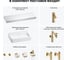 Комплект мебели для ванной комнаты Wellsee Genuine Tree с раковиной 201018258 8