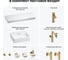 Комплект мебели для ванной комнаты Wellsee Genuine Tree с раковиной 201018678 8