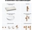 Комплект мебели для ванной комнаты с раковиной Wellsee Genuine Tree 201016599 8