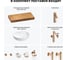 Комплект мебели для ванной комнаты с раковиной Wellsee Genuine Tree 201016679 8