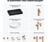 Комплект мебели для ванной комнаты с раковиной Wellsee Genuine Tree 201016649 8