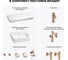 Комплект мебели для ванной комнаты с раковиной Wellsee Genuine Tree 201018619 8