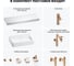 Комплект мебели для ванной комнаты Wellsee Genuine Tree с раковиной 201018259 8