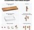 Комплект мебели для ванной комнаты с раковиной Wellsee Genuine Tree 201018239 8