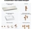 Комплект мебели для ванной комнаты с раковиной Wellsee Genuine Tree 201018639 8