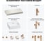 Комплект мебели для ванной комнаты с раковиной Wellsee Genuine Tree 201018339 8