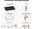 Комплект мебели для ванной комнаты Wellsee Genuine Tree с раковиной 201018329 8