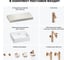 Комплект мебели для ванной комнаты с раковиной Wellsee Genuine Tree 201018579 8