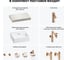 Комплект мебели для ванной комнаты с раковиной Wellsee Genuine Tree 201018279 8