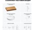 Комплект мебели для ванной комнаты с раковиной Wellsee Genuine Tree 201016620 8
