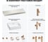Комплект мебели для ванной комнаты с раковиной Wellsee Genuine Tree 201018699 8