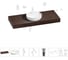 Комплект мебели для ванной комнаты с раковиной Wellsee Genuine Tree 201016750 1