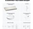 Комплект мебели для ванной комнаты с раковиной Wellsee Genuine Tree 201016660 8