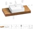 Комплект мебели для ванной комнаты Wellsee Genuine Tree с раковиной 201018600 1