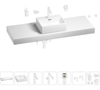 Комплект мебели для ванной комнаты Wellsee Genuine Tree с раковиной 201018500