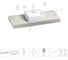 Комплект мебели для ванной комнаты с раковиной Wellsee Genuine Tree 201018400 1