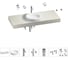 Комплект мебели для ванной комнаты с раковиной Wellsee Genuine Tree 201015876 1