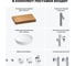 Комплект мебели для ванной комнаты Wellsee Genuine Tree с раковиной 201016156 8