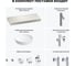 Комплект мебели для ванной комнаты с раковиной Wellsee Genuine Tree 201016356 8