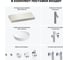 Комплект мебели для ванной комнаты с раковиной Wellsee Genuine Tree 201016236 8