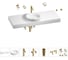 Комплект мебели для ванной комнаты Wellsee Genuine Tree с раковиной 201015958 1