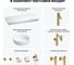 Комплект мебели для ванной комнаты Wellsee Genuine Tree с раковиной 201015958 8