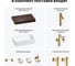 Комплект мебели для ванной комнаты с раковиной Wellsee Genuine Tree 201016878 8