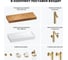 Комплект мебели для ванной комнаты Wellsee Genuine Tree с раковиной 201017838 8