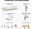 Комплект мебели для ванной комнаты с раковиной Wellsee Genuine Tree 201015999 8