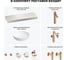 Комплект мебели для ванной комнаты с раковиной Wellsee Genuine Tree 201016479 8