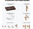 Комплект мебели для ванной комнаты с раковиной Wellsee Genuine Tree 201016179 8