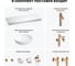 Комплект мебели для ванной комнаты Wellsee Genuine Tree с раковиной 201016559 8