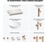 Комплект мебели для ванной комнаты с раковиной Wellsee Genuine Tree 201016119 8