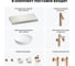 Комплект мебели для ванной комнаты с раковиной Wellsee Genuine Tree 201016239 8
