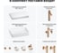 Комплект мебели для ванной комнаты с раковиной Wellsee Genuine Tree 201017279 8