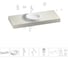 Комплект мебели для ванной комнаты с раковиной Wellsee Genuine Tree 201015880 1