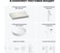 Комплект мебели для ванной комнаты с раковиной Wellsee Genuine Tree 201016120 8