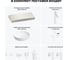 Комплект мебели для ванной комнаты с раковиной Wellsee Genuine Tree 201016240 8