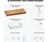 Комплект мебели для ванной комнаты с раковиной Wellsee Genuine Tree 201017045 8