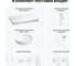 Комплект мебели для ванной комнаты с раковиной Wellsee Genuine Tree 201016320 8