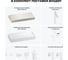 Комплект мебели для ванной комнаты с раковиной Wellsee Genuine Tree 201017680 8