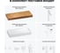 Комплект мебели для ванной комнаты Wellsee Genuine Tree с раковиной 201017840 8