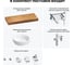 Комплект мебели для ванной комнаты Wellsee Genuine Tree с раковиной 201015926 8