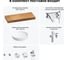 Комплект мебели для ванной комнаты Wellsee Genuine Tree с раковиной 201016406 8