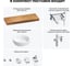 Комплект мебели для ванной комнаты с раковиной Wellsee Genuine Tree 201016046 8